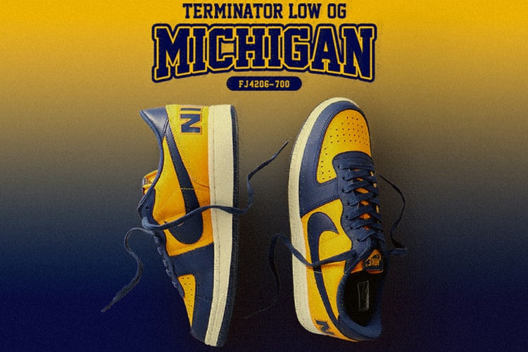 Nike から米ミシガン大学のカレッジカラーを纏った新作 Terminator Low が登場