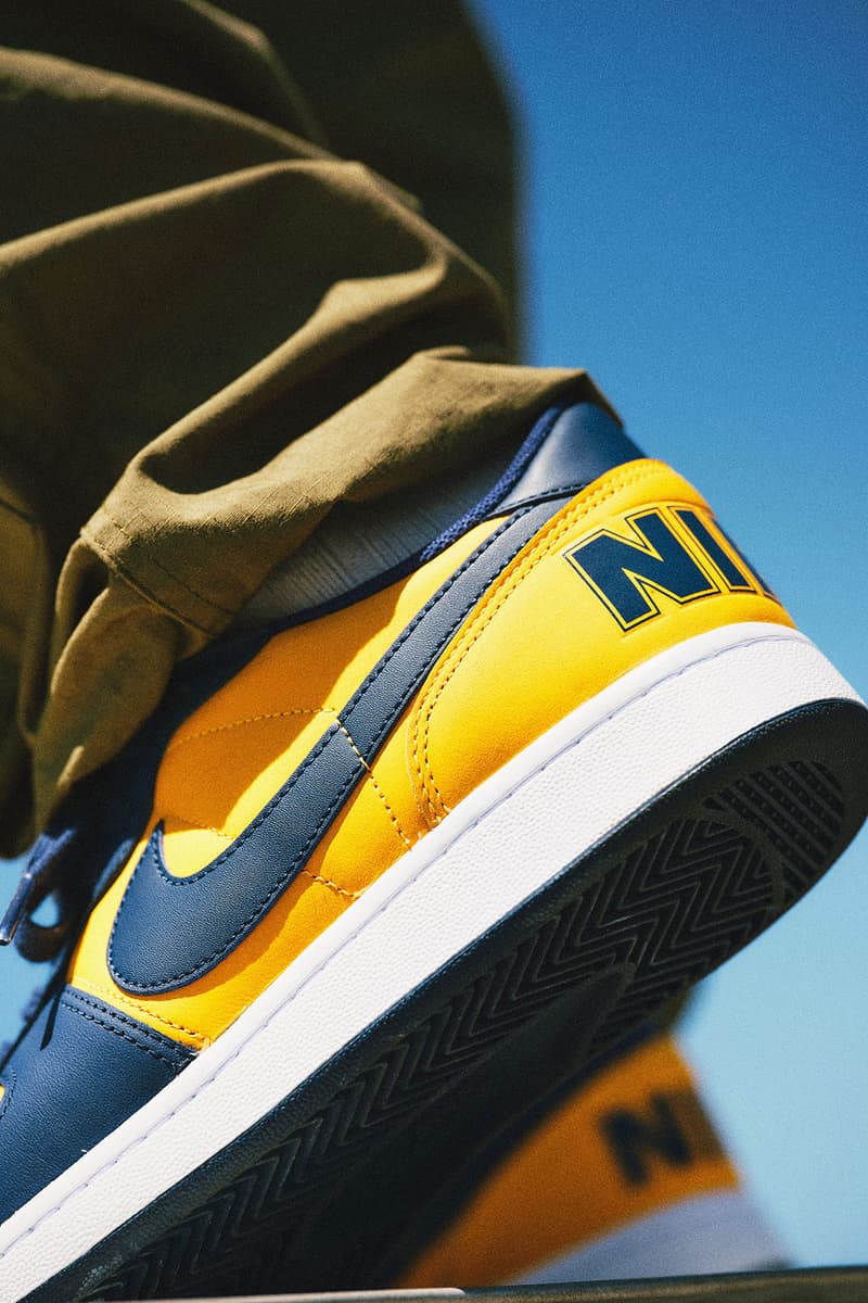 ナイキから米ミシガン大学のカレッジカラーを纏った新作 ターミネーター ロー が登場 Nike Terminator Low OG University Gold and Navy atmos release info