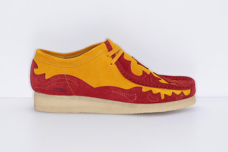 シュプリーム x クラークス オリジナルズによる最新コラボ ワラビーが発売 Supreme  Clarks Originals Wallabee spring 2023 release info