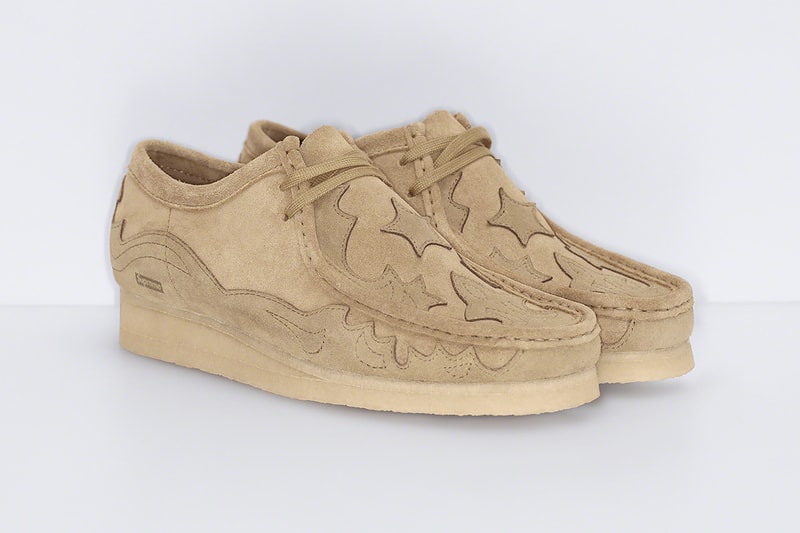 シュプリーム x クラークス オリジナルズによる最新コラボ ワラビーが発売 Supreme  Clarks Originals Wallabee spring 2023 release info