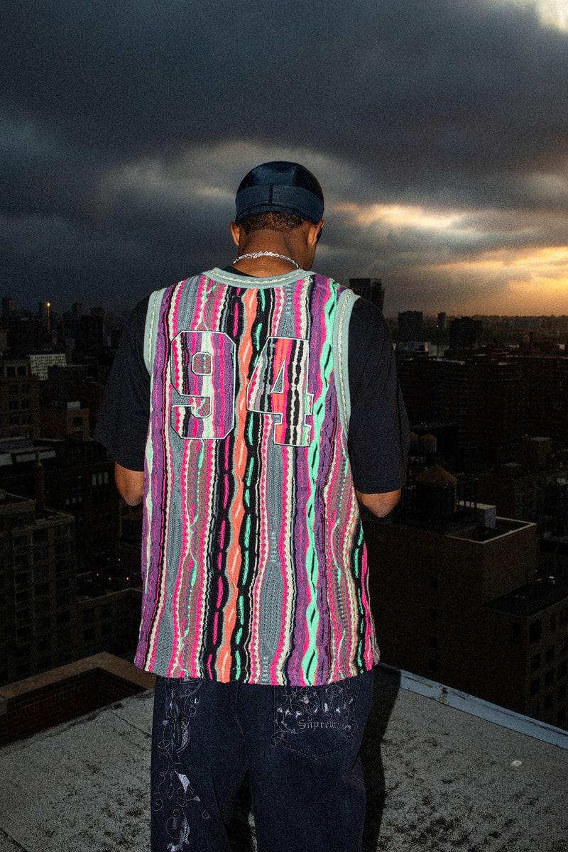 シュプリームから90年代のヒップホップカルチャーを象徴する COOGI とのコラボコレクションが発売 Supreme x COOGI collab collection spring 2023 release info