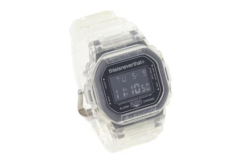 ディスイズネバーザットがGショックとのコラボコレクションを発表 thisisneverthat g-shock watch tee release date info store list buying guide photos price 