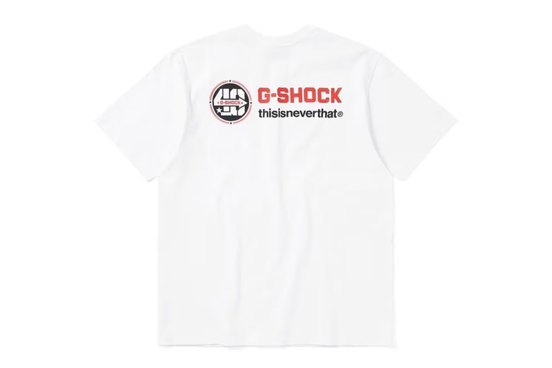 ディスイズネバーザットがGショックとのコラボコレクションを発表 thisisneverthat g-shock watch tee release date info store list buying guide photos price 