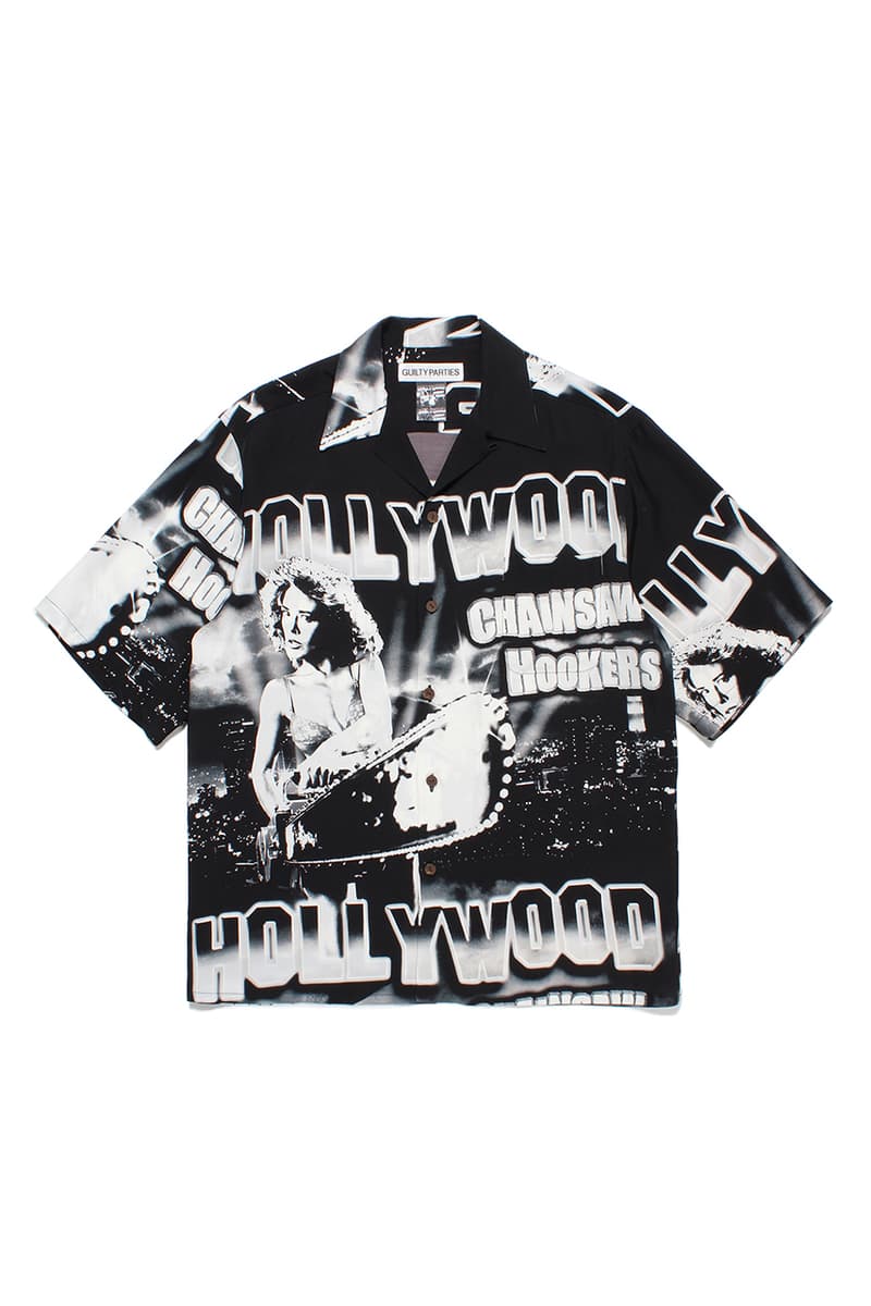 ワコ マリアがアメリカのB級ホラー映画とのコラボコレクションを発表 WACKO MARIA Hollywood Chainsaw Hookers Collabo Collection Release Info