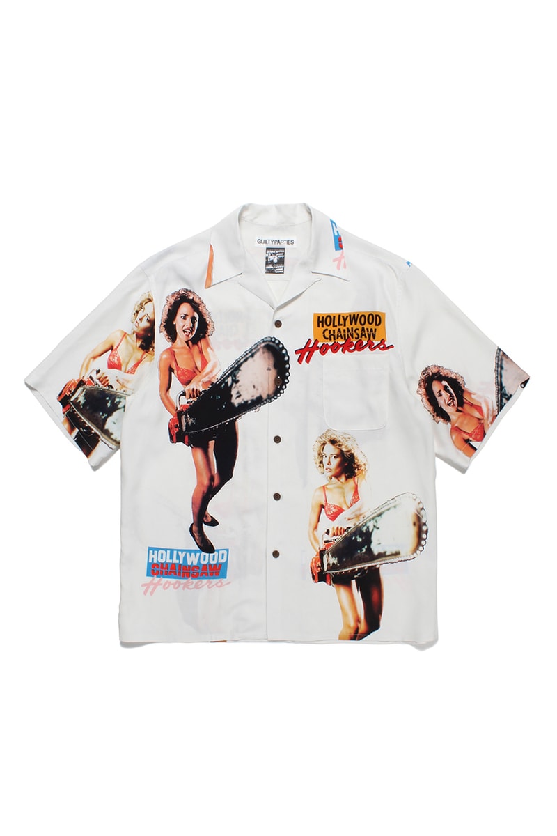 ワコ マリアがアメリカのB級ホラー映画とのコラボコレクションを発表 WACKO MARIA Hollywood Chainsaw Hookers Collabo Collection Release Info