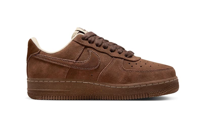 ナイキエアフォース1からチョコレートを連想させる新色 “カカオワオ”が登場 Nike’s Air Force 1 Low “Cacao Wow” Appears in Rich Brown Footwear