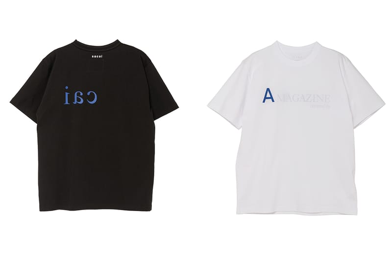 sacai から『a magazine curated by sacai』の限定 Tシャツが発売