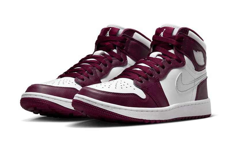 ゴルフで AJ1！ Air Jordan 1 High Golf にボルドーが登場