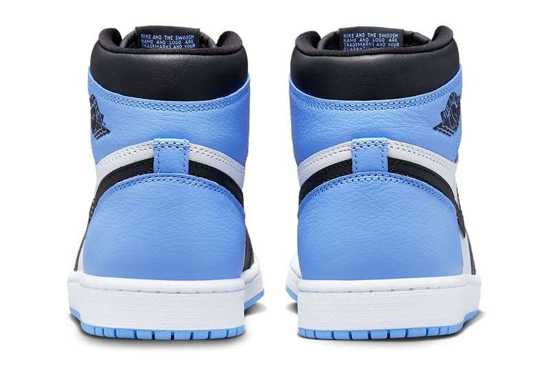 アイコニックなカラーリングのエアジョーダン 1 レトロ ハイ OG “UNCトゥ”が登場 air jordan 1 retro high og unc toe university blue white black release date info store list buying guide photos price 