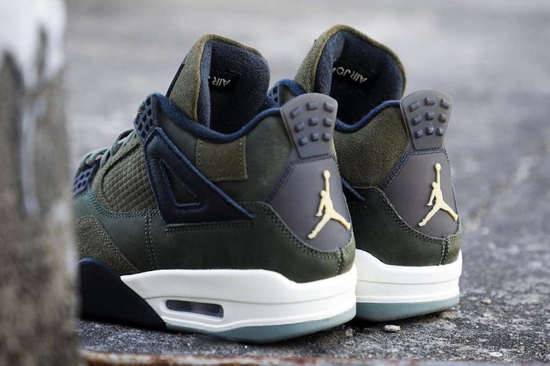 再評価の高まる エアジョーダン 4 に新色 “ミディアム オリーブ” が登場か Air Jordan 4 Craft Medium Olive FB9927-200 Release Date info store list buying guide photos price