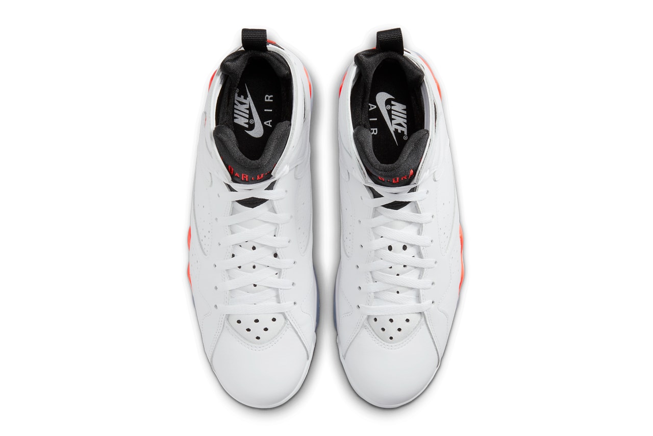 エアジョーダン 7 に AJ6 の OG カラーを纏った新色 “ホワイト インフラレッド” が登場 Air Jordan 7 White Infrared Release Info CU9307-160 Date Buy Price store list