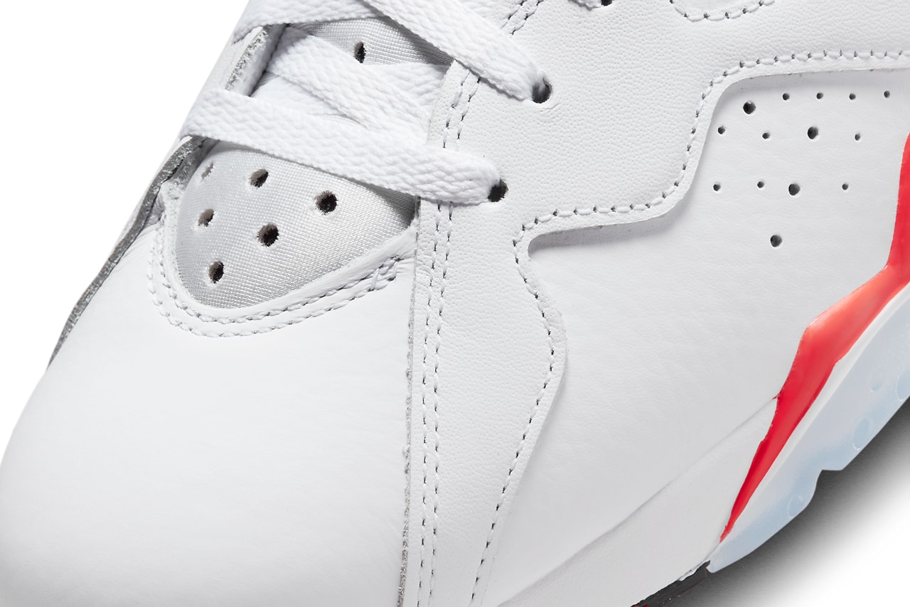 エアジョーダン 7 に AJ6 の OG カラーを纏った新色 “ホワイト インフラレッド” が登場 Air Jordan 7 White Infrared Release Info CU9307-160 Date Buy Price store list
