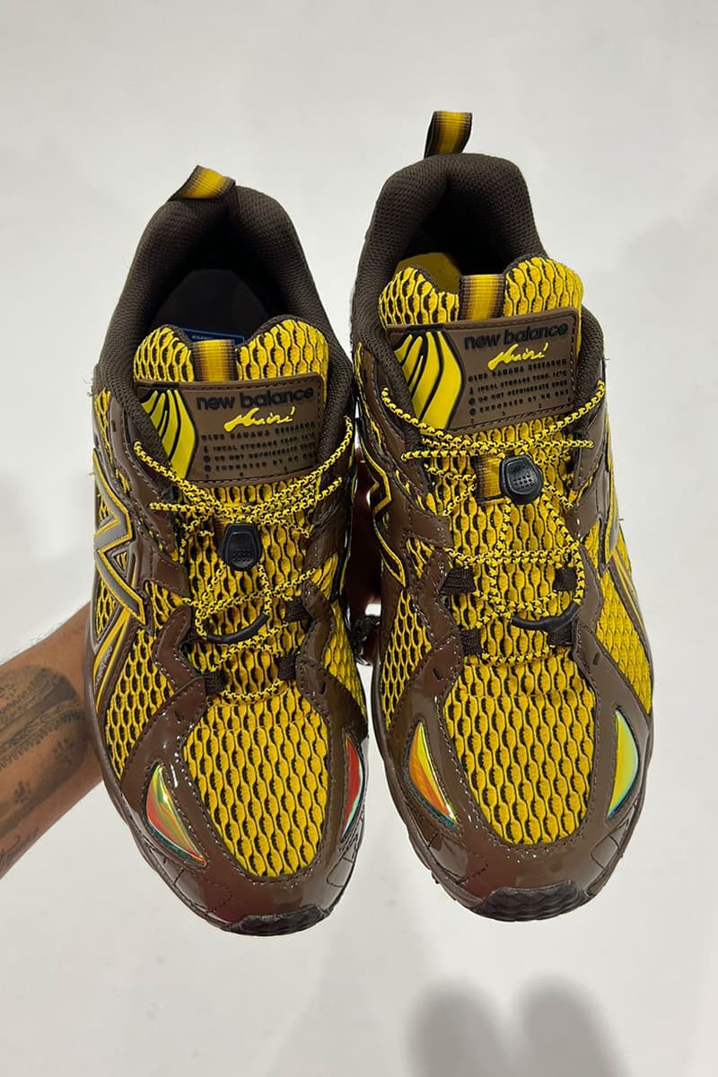 アミーネがバナナをキーモチーフとしたニューバランスとのコラボ610 “The Mooz”をお披露目 amine new balance 610 collaboration brown yellow the mooz release date info store list buying guide photos price 