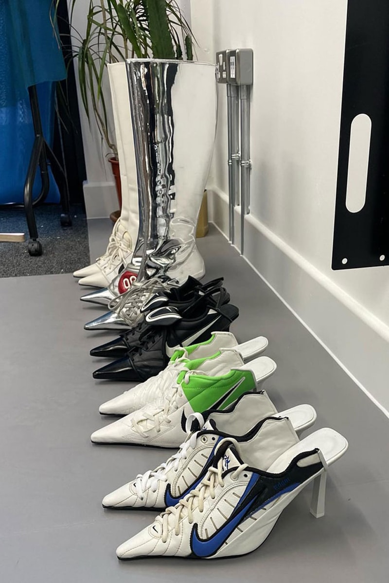 新鋭デザイナー アンクタ・サルカがリアーナのために製作したヒールブーツセレクションを披露 Ancuta Sarca Heels Football Boots Soccer Sports Nike Air Zoom T90 III Rihanna Music Kim Kardashian Premier League Erling Haaland