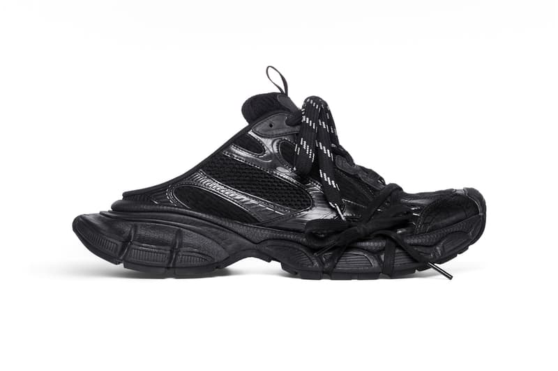 バレンシアガがミュールタイプの3XLトレーナーを発売 Balenciaga 3XL Trainer Mule All-Black Release Date info store list buying guide photos price