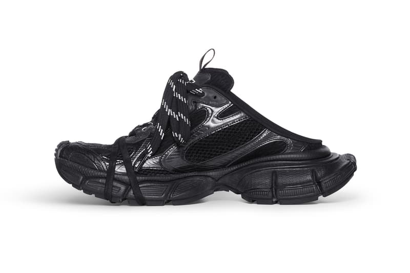 バレンシアガがミュールタイプの3XLトレーナーを発売 Balenciaga 3XL Trainer Mule All-Black Release Date info store list buying guide photos price