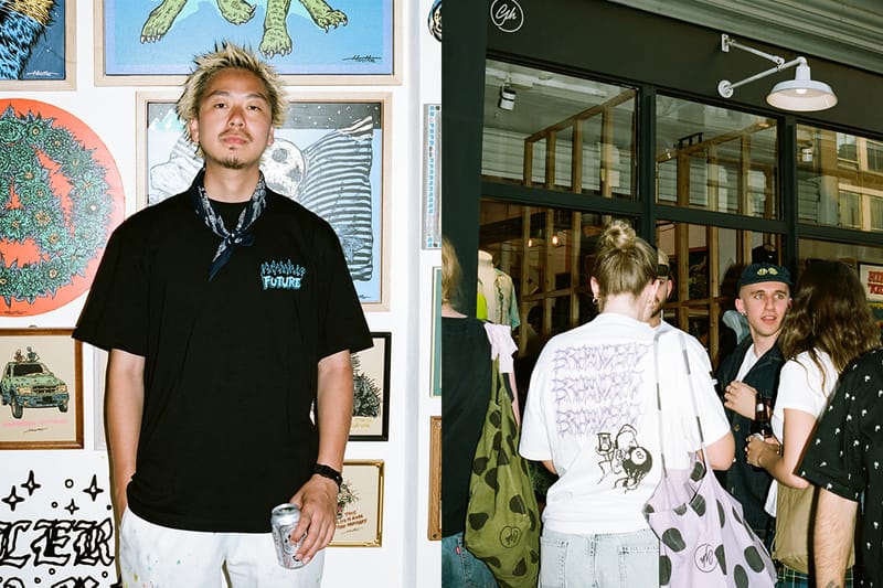 英ロンドンで開催された HIROTTON x BEAMS T によるアートショーのオープニングに潜入