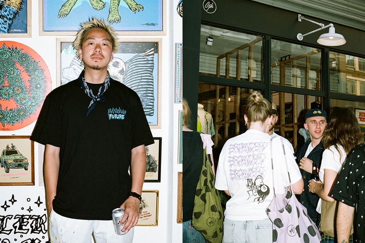 英ロンドンで開催された HIROTTON x BEAMS T によるアートショーのオープニングに潜入