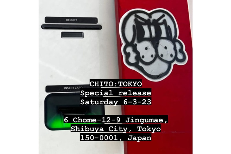 ビジュアルアーティスト CHITO による1日限定のポップアップが THE PLUG で開催 CHITO Special T-Shirts release POP UP at THE PLUG Tokyo Japan info