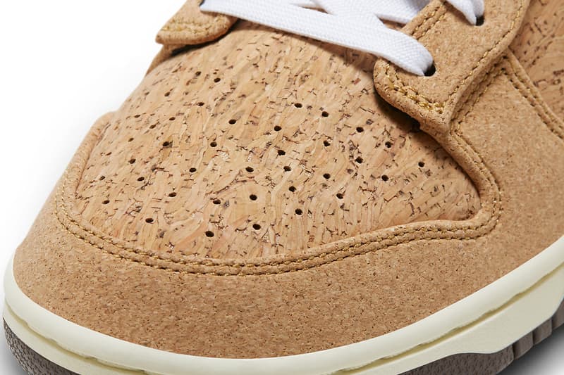 クロット x ナイキ コルク ダンクの公式ビジュアルをチェック clot nike dunk low cork release date info store list buying guide photos price 