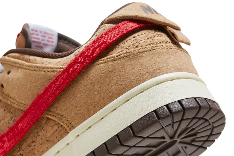 クロット x ナイキ コルク ダンクの公式ビジュアルをチェック clot nike dunk low cork release date info store list buying guide photos price 