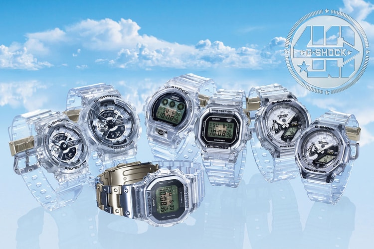G-SHOCK が40周年を記念したコレクション CLEAR REMIX を発表