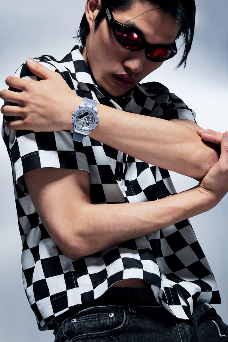G-SHOCK から人気アーカイブモデルをメタリックにアップデートさせた最新コレクションがリリース G-SHOCK Forgotten Future Series Watches Metallic Silver Gray-Scale GA-2100FF-8A GA-2200FF-8A DW-5600FF-8 GA-700FF-8A