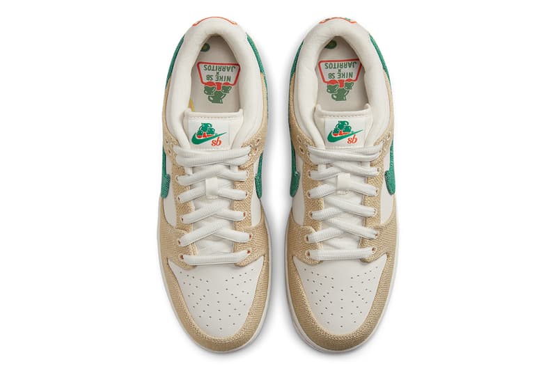 ナイキ SB x ハリトスのコラボ ダンク ロー “ファントム アンド マラカイト”がついに発売 nike sb jarritos collabo dunk low apparel item release info