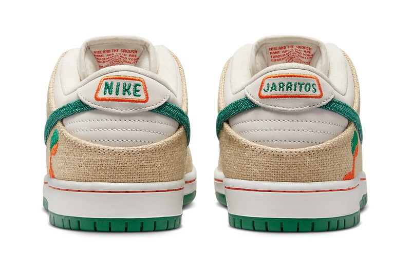 ナイキ SB x ハリトスのコラボ ダンク ロー “ファントム アンド マラカイト”がついに発売 nike sb jarritos collabo dunk low apparel item release info