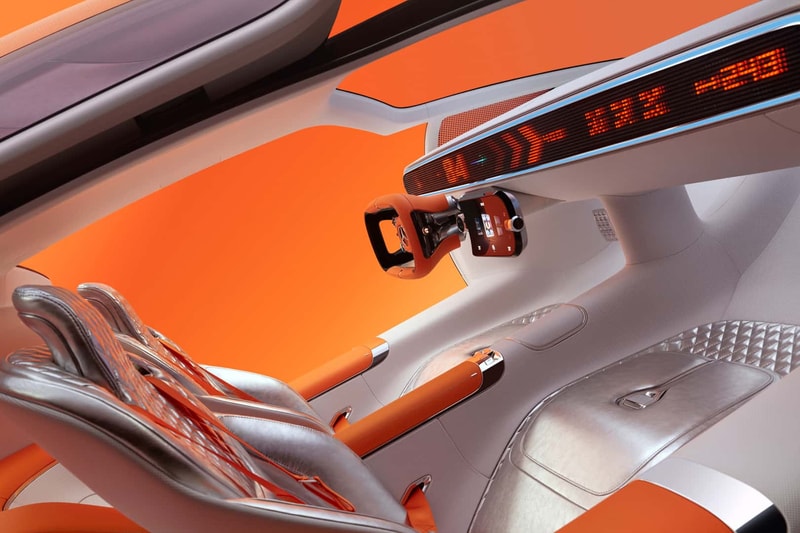 メルセデス・ベンツがC111を現代風にアレンジしたビジョン・ワンイレブンを発表 Mercedes Benz Vision One Eleven 111 Concept Gullwing Doors axial motors 1970s remake