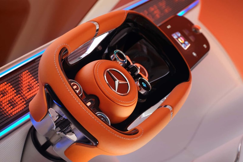 メルセデス・ベンツがC111を現代風にアレンジしたビジョン・ワンイレブンを発表 Mercedes Benz Vision One Eleven 111 Concept Gullwing Doors axial motors 1970s remake