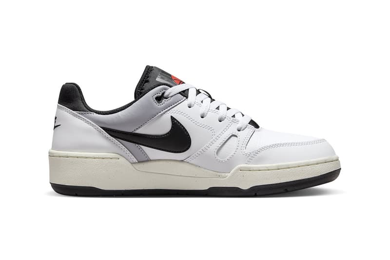 ナイキの新型モデル フル フォース ローから新たに “ホワイト/ブラック”が登場か Official Look Nike Full Force Low "White/Black" FB1362-101 swoosh white sneakers basketball
