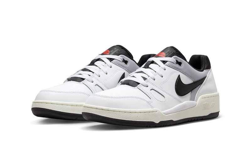 ナイキの新型モデル フル フォース ローから新たに “ホワイト/ブラック”が登場か Official Look Nike Full Force Low "White/Black" FB1362-101 swoosh white sneakers basketball