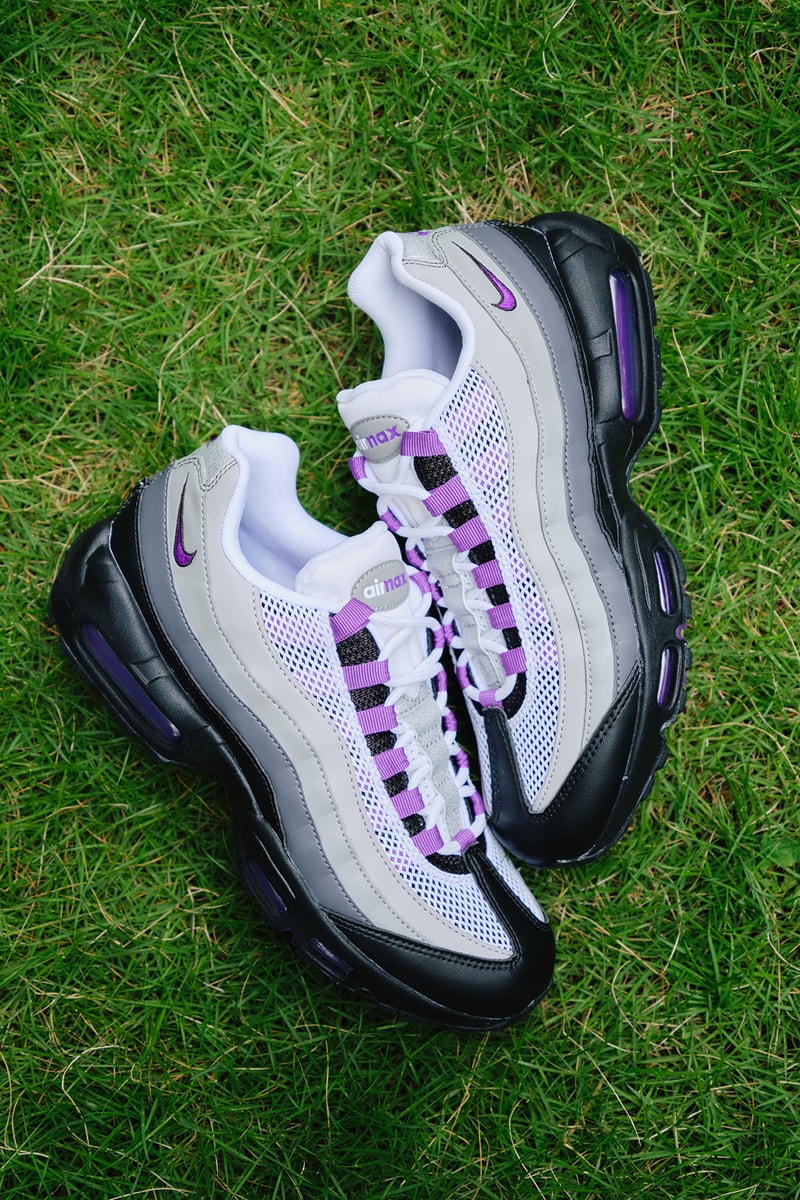 90年代の人気定番カラーを復刻した ナイキ エアマックス 95 が登場 Nike W Air Max 95 grape atmos release info