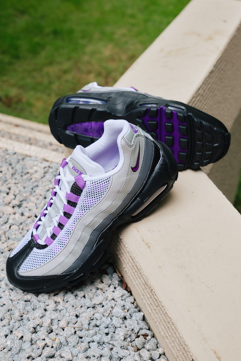 90年代の人気定番カラーを復刻した ナイキ エアマックス 95 が登場 Nike W Air Max 95 grape atmos release info