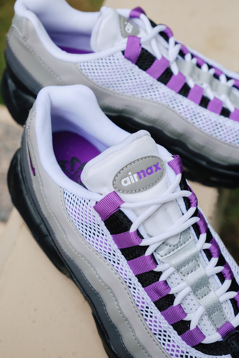 90年代の人気定番カラーを復刻した ナイキ エアマックス 95 が登場 Nike W Air Max 95 grape atmos release info