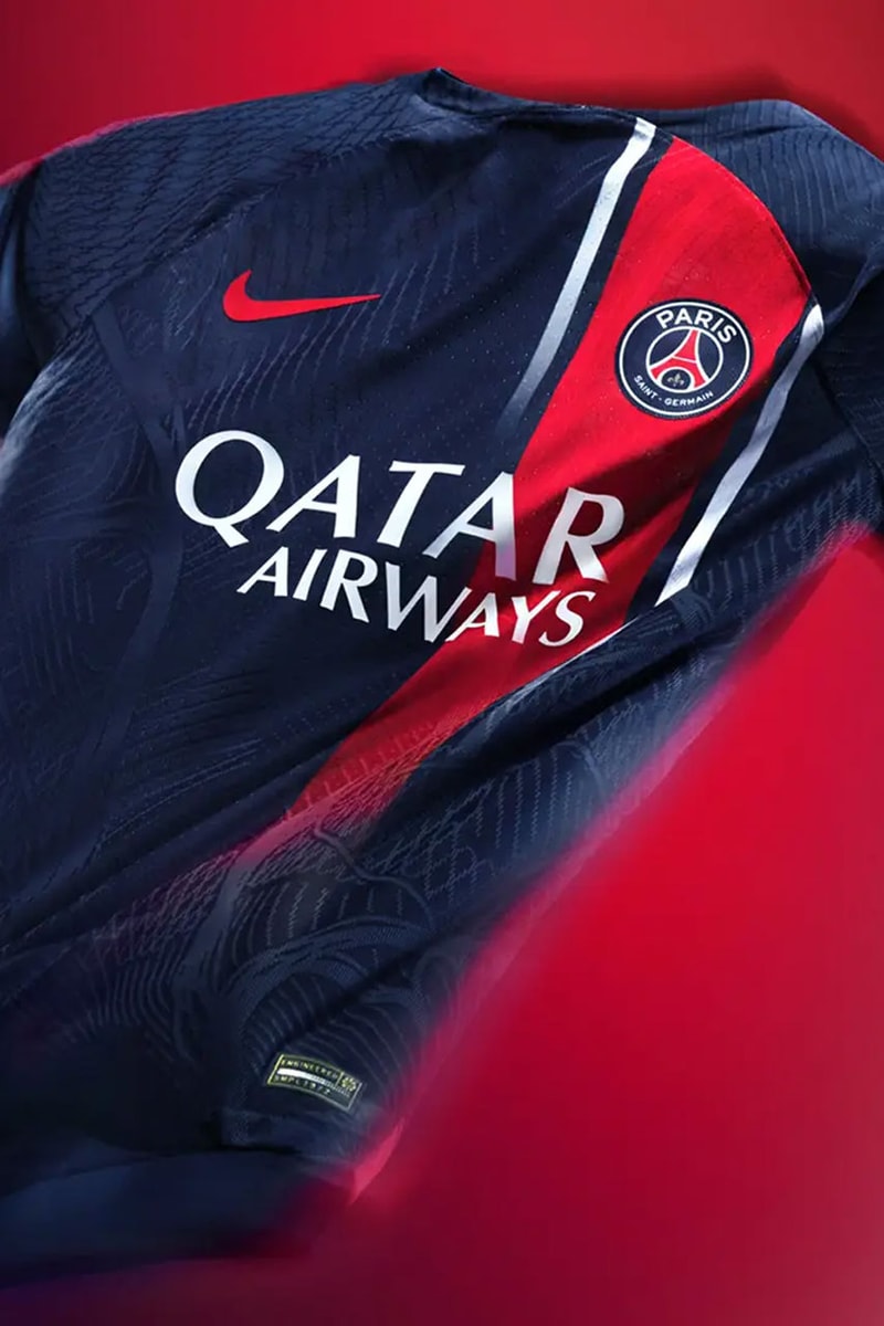 ナイキがパリ・サンジェルマンの 2023-24 シーズンのホームユニフォームを発表 Paris Saint-Germain Nike Home Jersey Football Soccer Sports Lionel Messi Kylian Mbappe Champions League