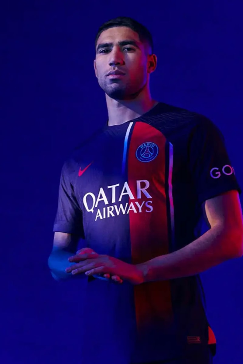 ナイキがパリ・サンジェルマンの 2023-24 シーズンのホームユニフォームを発表 Paris Saint-Germain Nike Home Jersey Football Soccer Sports Lionel Messi Kylian Mbappe Champions League