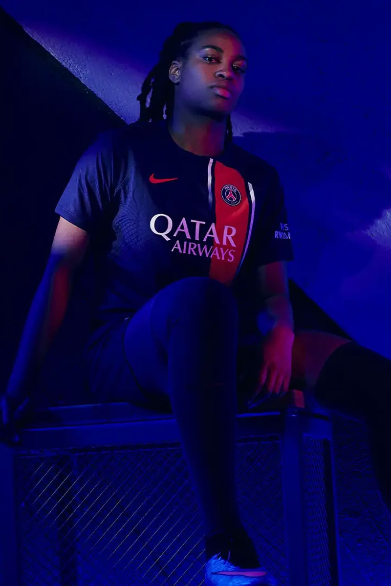 ナイキがパリ・サンジェルマンの 2023-24 シーズンのホームユニフォームを発表 Paris Saint-Germain Nike Home Jersey Football Soccer Sports Lionel Messi Kylian Mbappe Champions League 