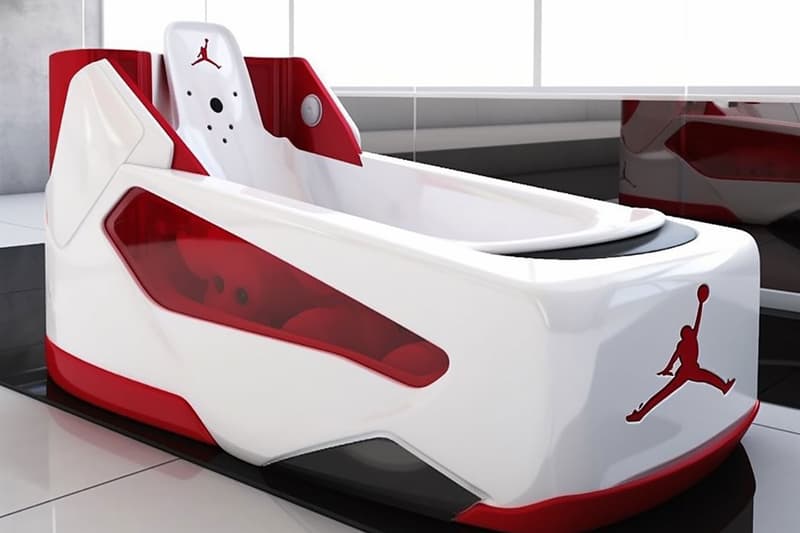 AI によって生成されたスニーカー風バスタブが話題に ai sneaker bathrubs nike jordan brand puma adidas