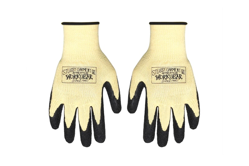 ステューシーからツートンカラーの作業用グローブが発売 stussy work gloves release info store list buying guide photos price
