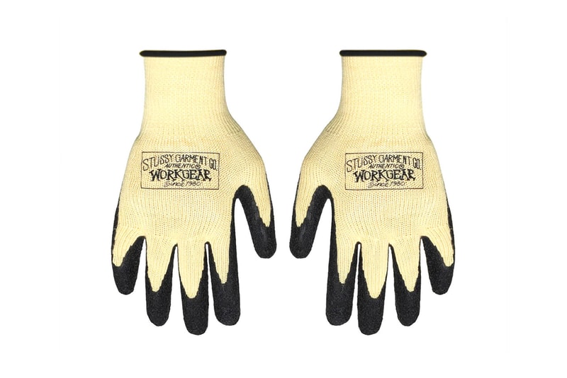 ステューシーからツートンカラーの作業用グローブが発売 stussy work gloves release info store list buying guide photos price 