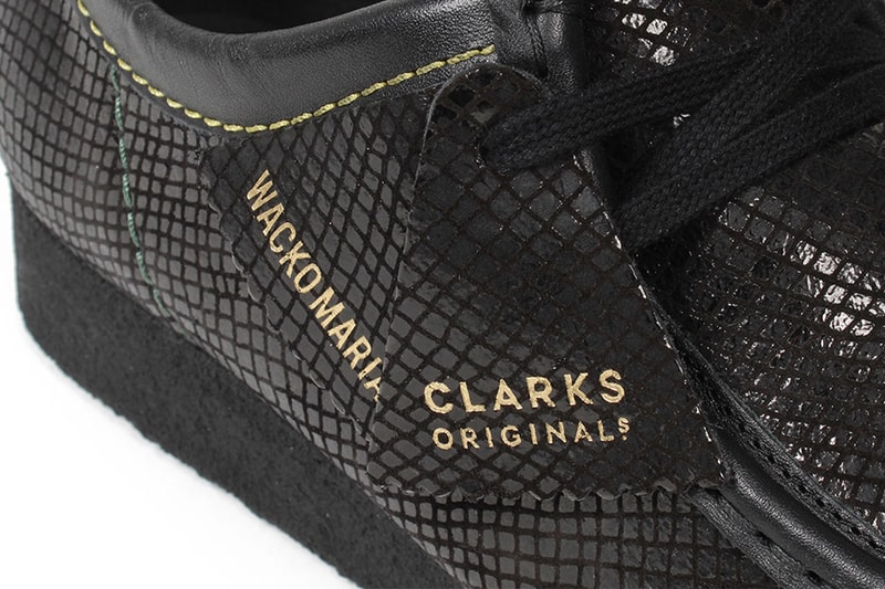 ワコ マリアから初となるクラークス オリジナルズとのコラボワラビーが登場 WACKO MARIA Clarks Originals Collabo Wallabee Release Info