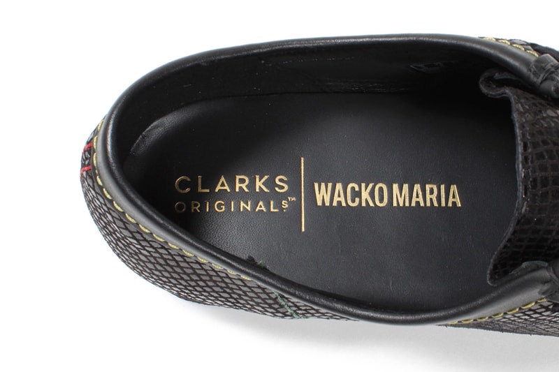 ワコ マリアから初となるクラークス オリジナルズとのコラボワラビーが登場 WACKO MARIA Clarks Originals Collabo Wallabee Release Info