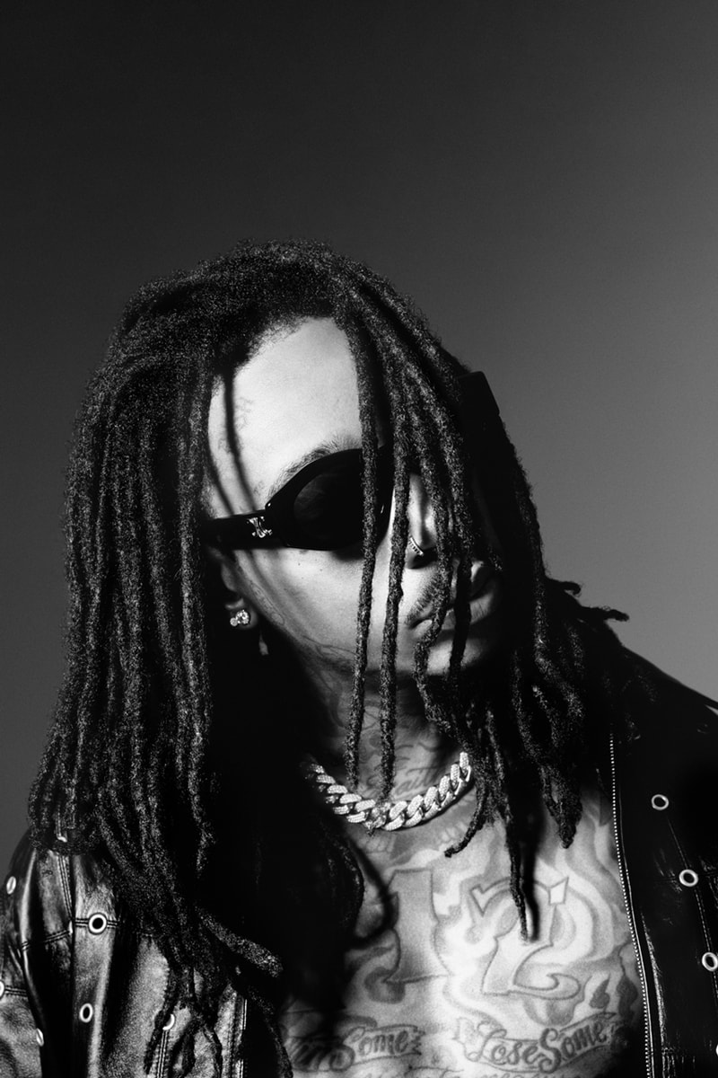 ウィズ・カリファがセリーヌ オムの新キャンペーンでサングラスを披露 wiz khalifa stars new celine homme campaign hedi slimane snoop dogg leather mixtape runway jacket rapper