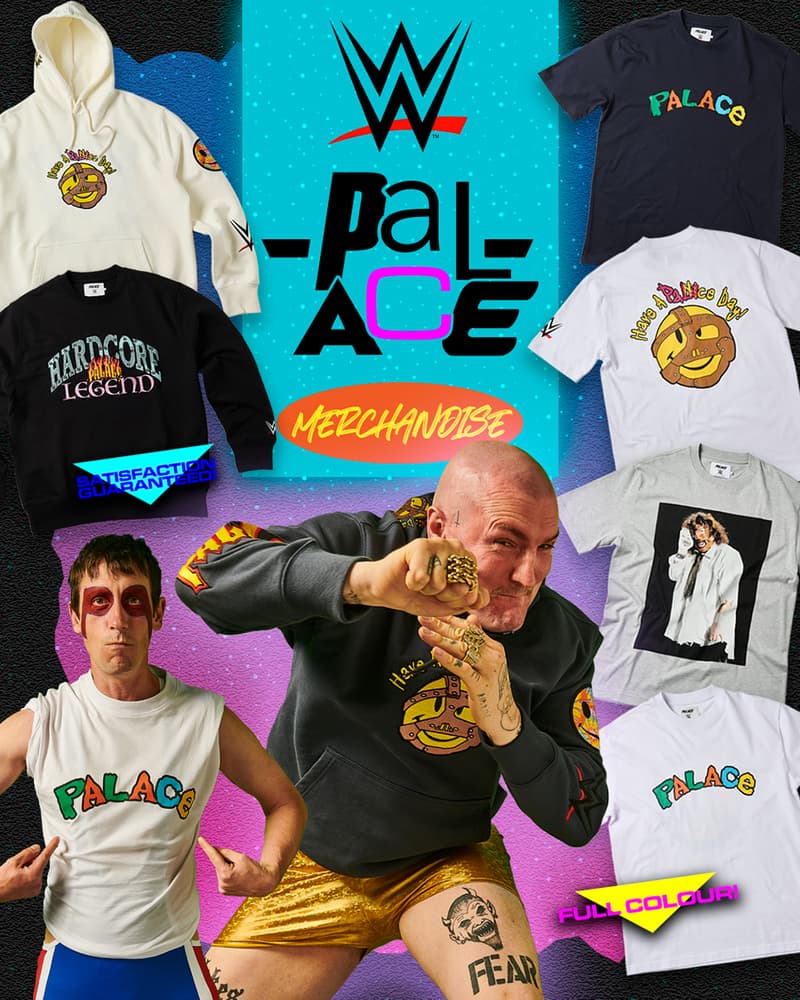 パレス スケートボードから WWE とのコラボカプセルコレクションが発売 WWE Palace Capsule Collection Summer 2023 Week 9 Drop Release Info Date Buy Price Skateboards World Wrestling Entertainment Mick Foley Mankind Dude Love