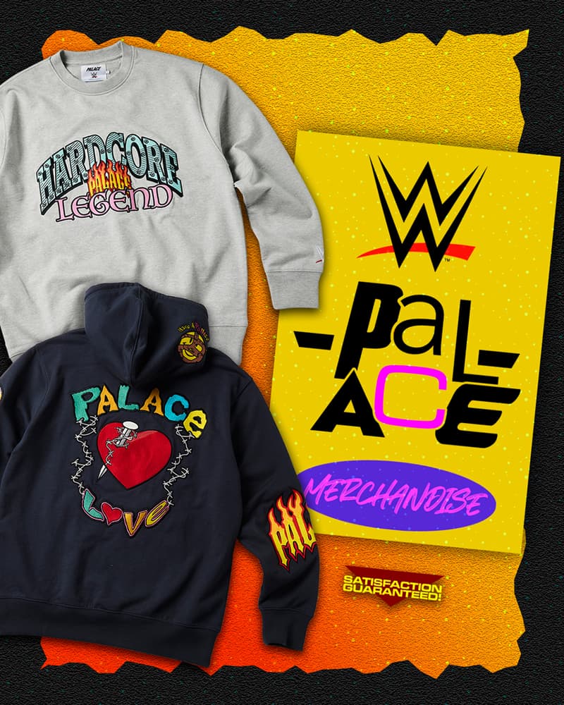 パレス スケートボードから WWE とのコラボカプセルコレクションが発売 WWE Palace Capsule Collection Summer 2023 Week 9 Drop Release Info Date Buy Price Skateboards World Wrestling Entertainment Mick Foley Mankind Dude Love