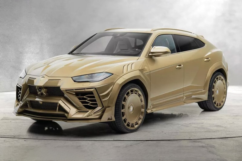 ランボルギーニのウルスからメタリックゴールドに染め上げられたボディキットが登場 Mansory Outfits the Lamborghini Urus in Gold With 900 HP Automotive