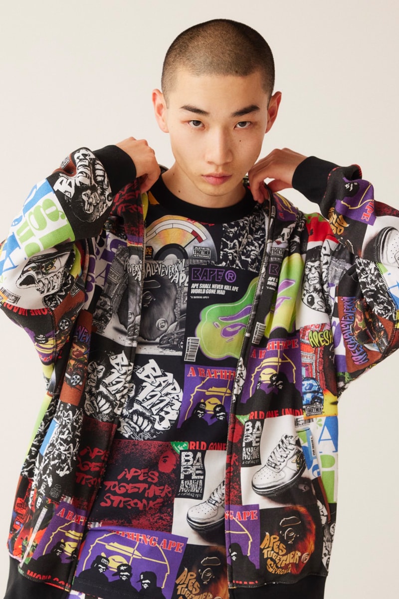 ア・ベイシング・エイプ & ベイプ・キッズが2023年秋冬コレクションのルックブックを公開 A BATHING APE® & BAPE KIDS® 2023 AUTUMN & WINTER COLLECTION SEASON LOOK