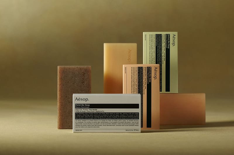 Aēsop から肌をケアするための新作バー ソープ3種が登場
